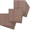 Ekena Millwork 15 3/4W x 15 3/4H x 3/8T Wood Hobby Boards, Walnut, 25PK HBW16X16X375DWA - alternate 1